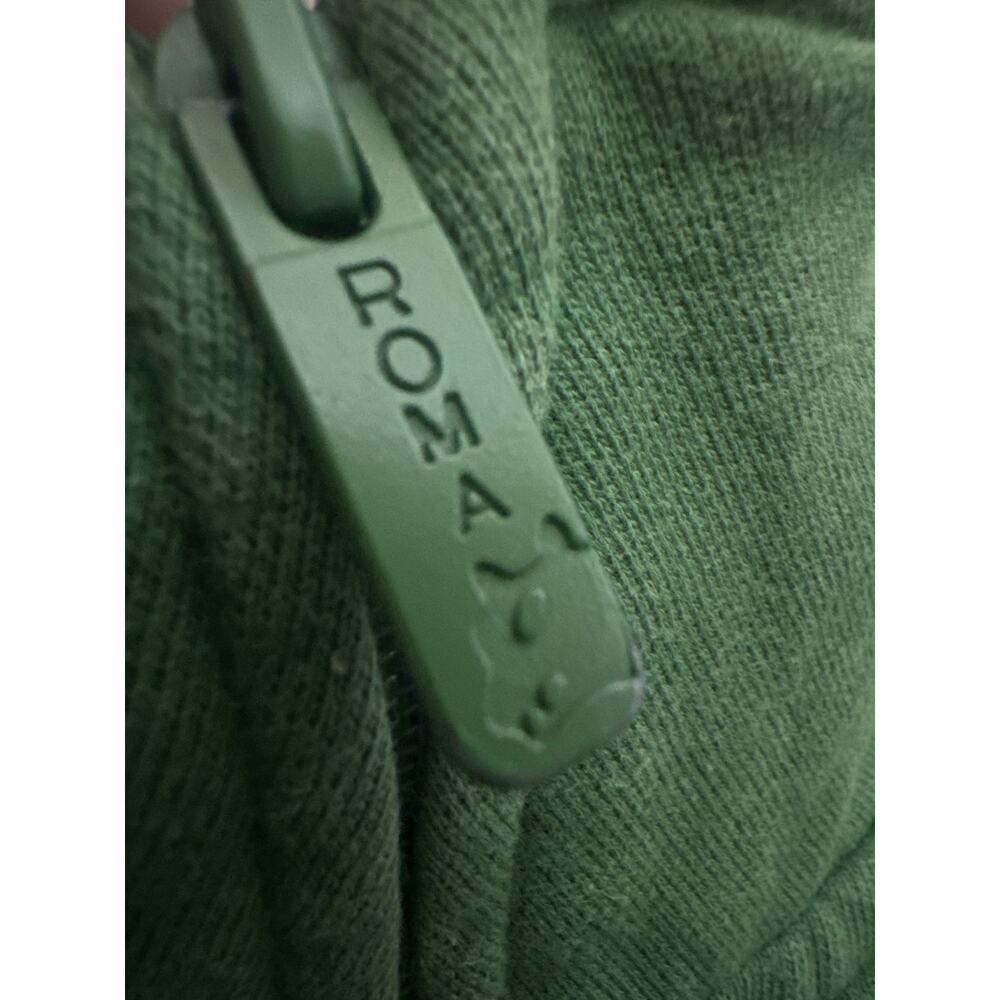 Roma Atletica Medium Ireland Track Jacket Green White Spell Full Zip Athleisure - Picture 5 of 10